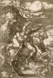 Le viol de Proserpine (Enlèvement sur une licorne)